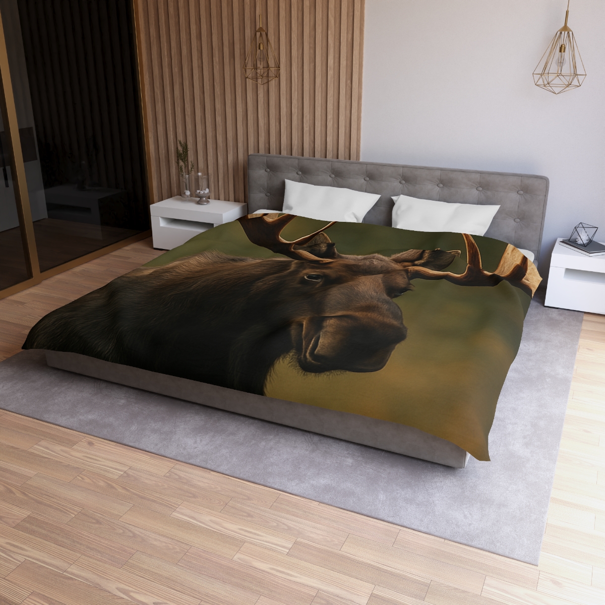Aurora Quiet Moose soft comforter duvets