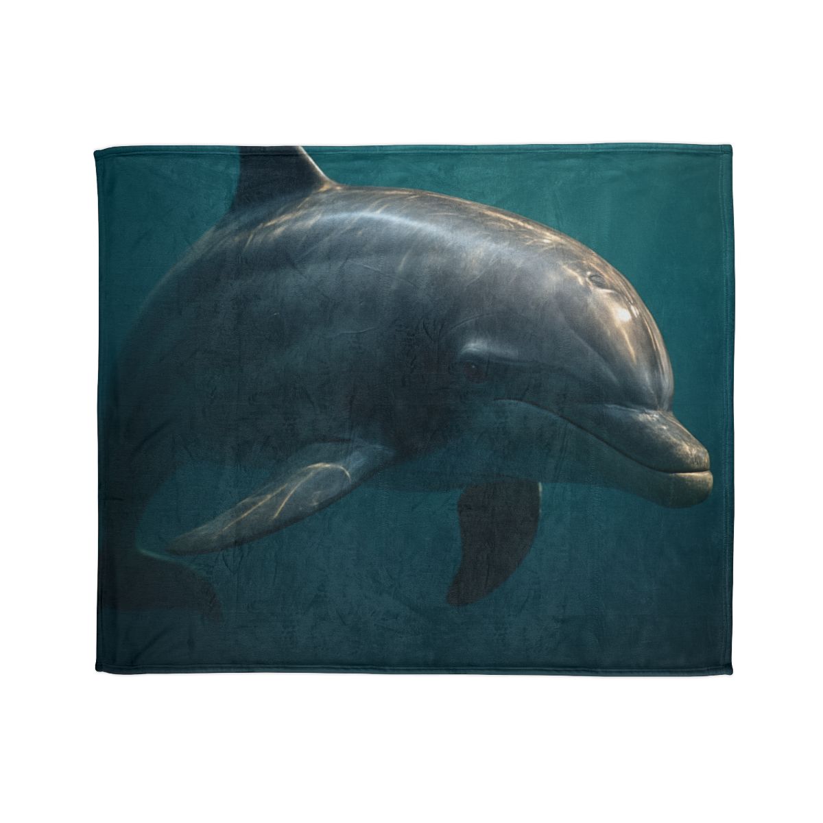 Nebula Drift Bottlenose Dolphin soft fleece blankets