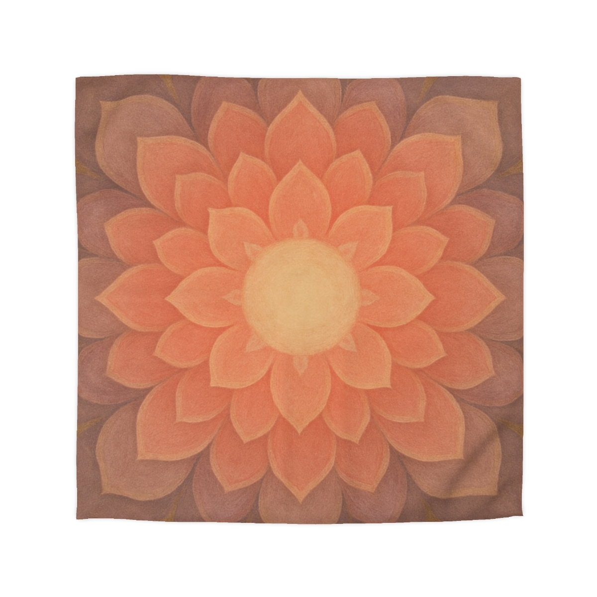 Petal Mandala Overlay trendy bedroom duvets