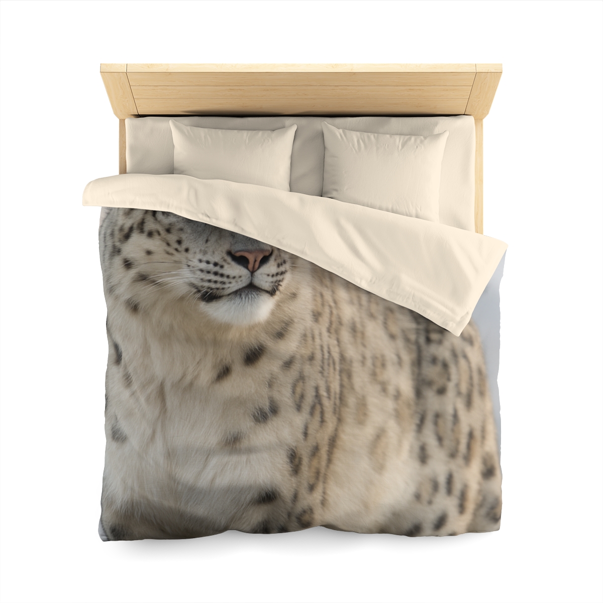 Summit Ghost Snow Leopard stylish duvet covers