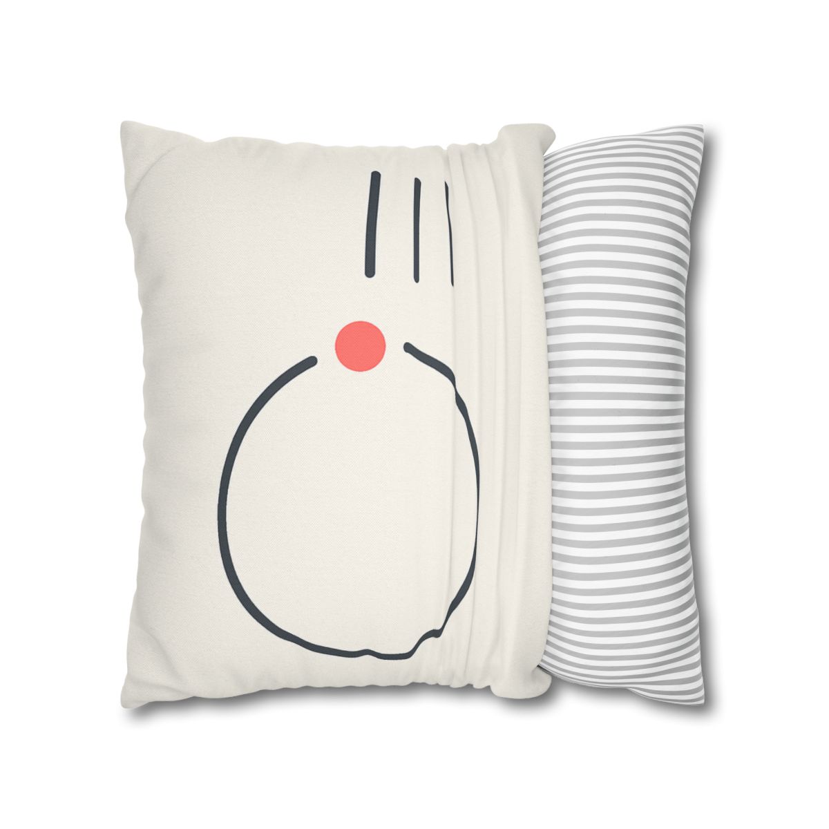 Offset Ring With Three Quiet Bars soft cotton pillow cases