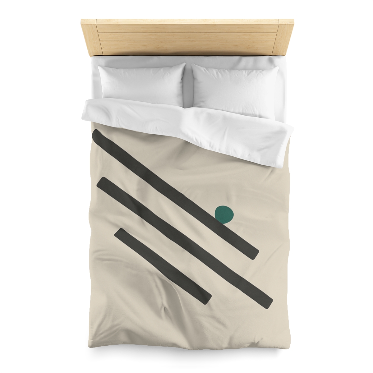 Staggered Short Bars With Quiet Dot warm winter duvets