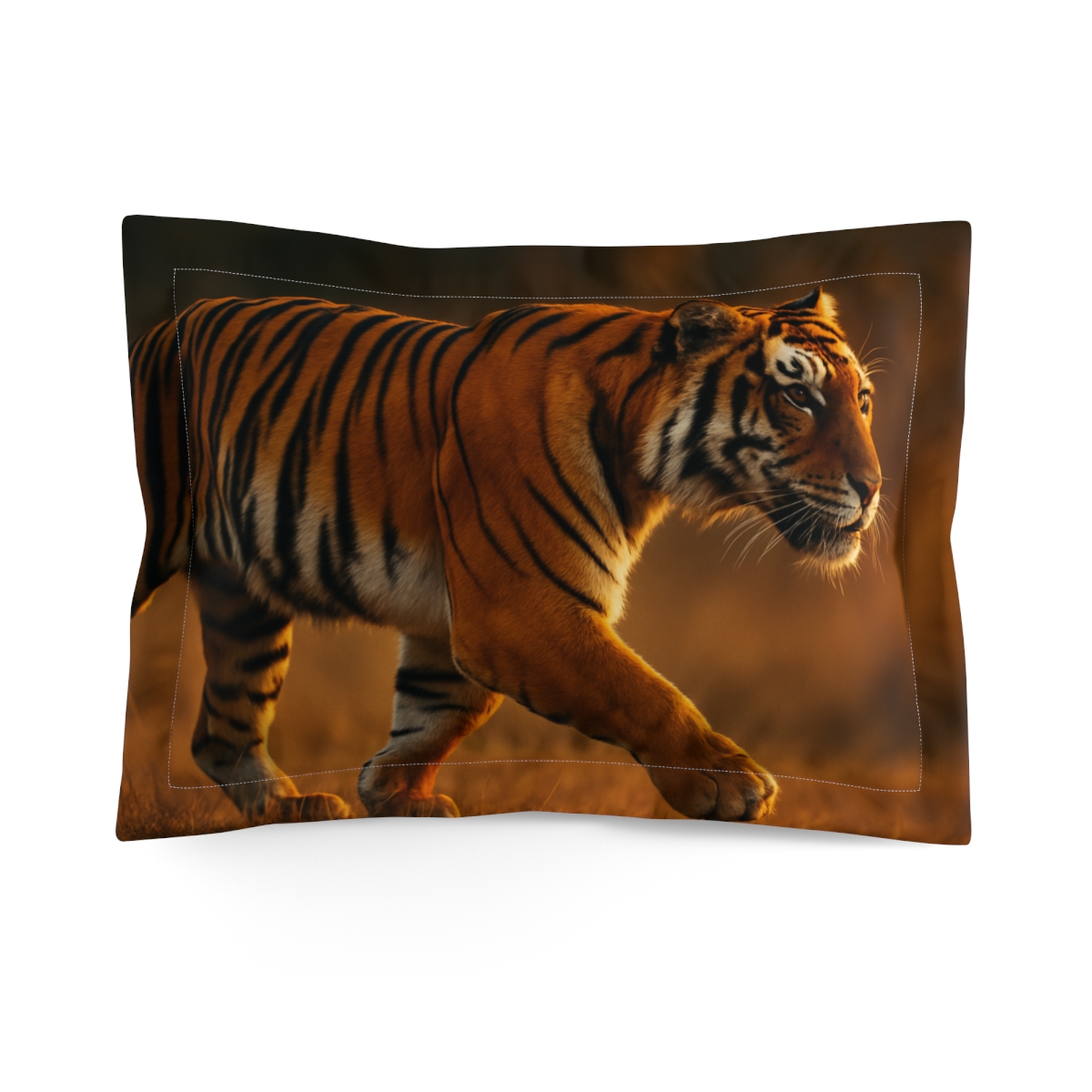 Amber Stalker Bengal Tiger designer printed pillows