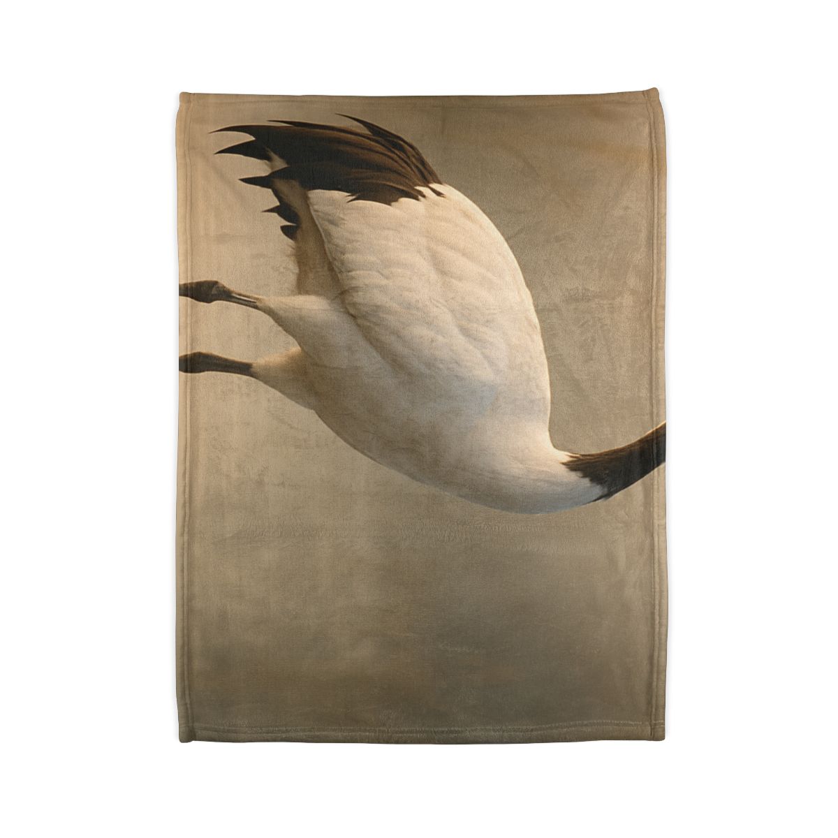 Dawn Balance Red Crowned Crane stylish throw blankets