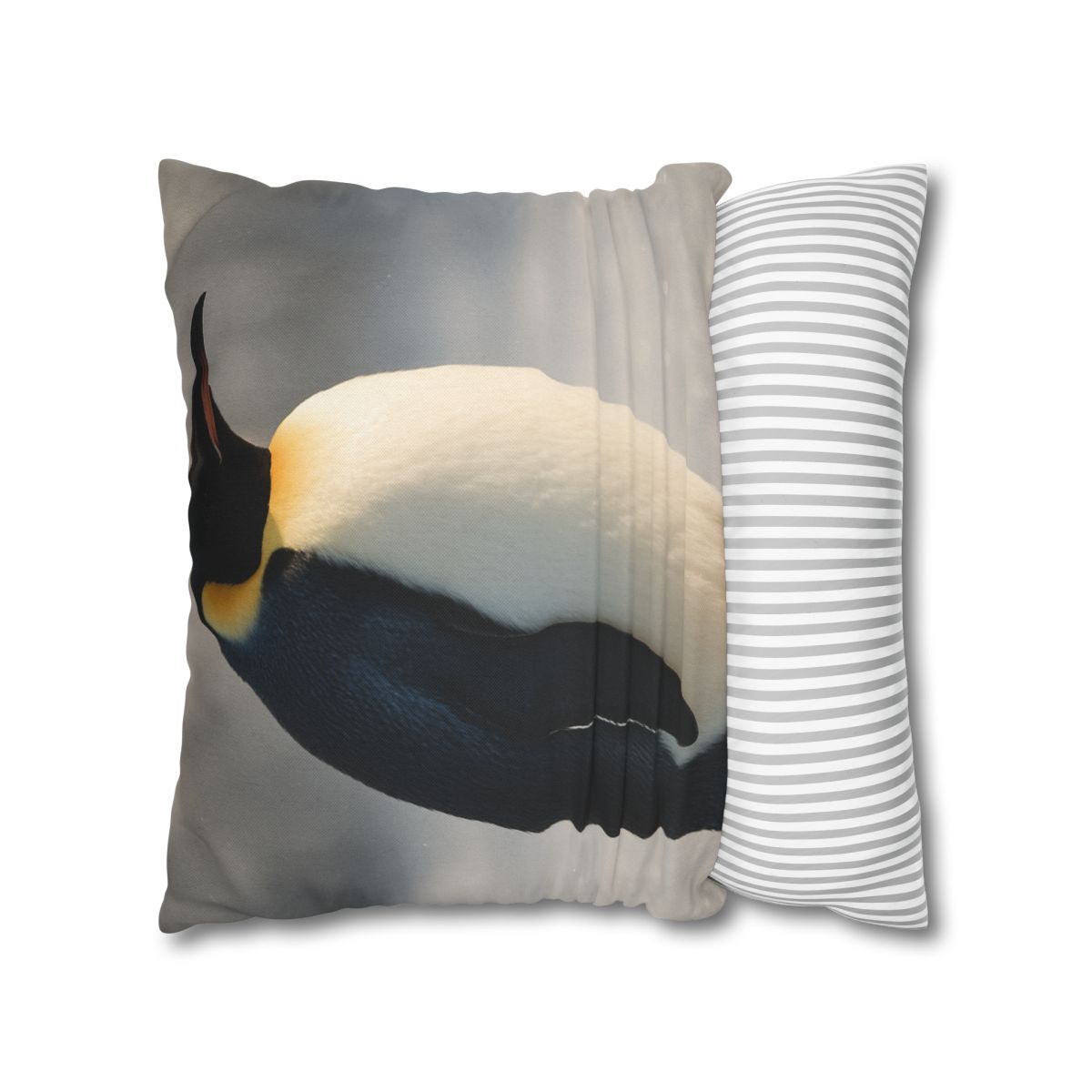 Aurora Drift Emperor Penguin custom pillow cases