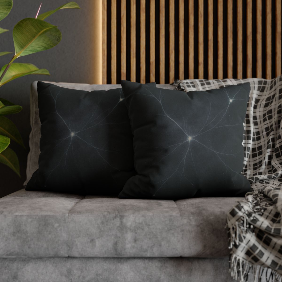 Void Filament Silk Tapestry personalized pillow covers