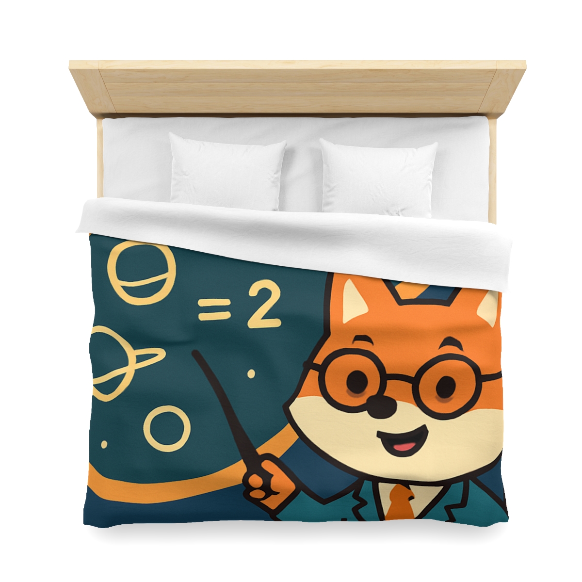 Comet Classroom With A Curious Fox soft comforter duvets