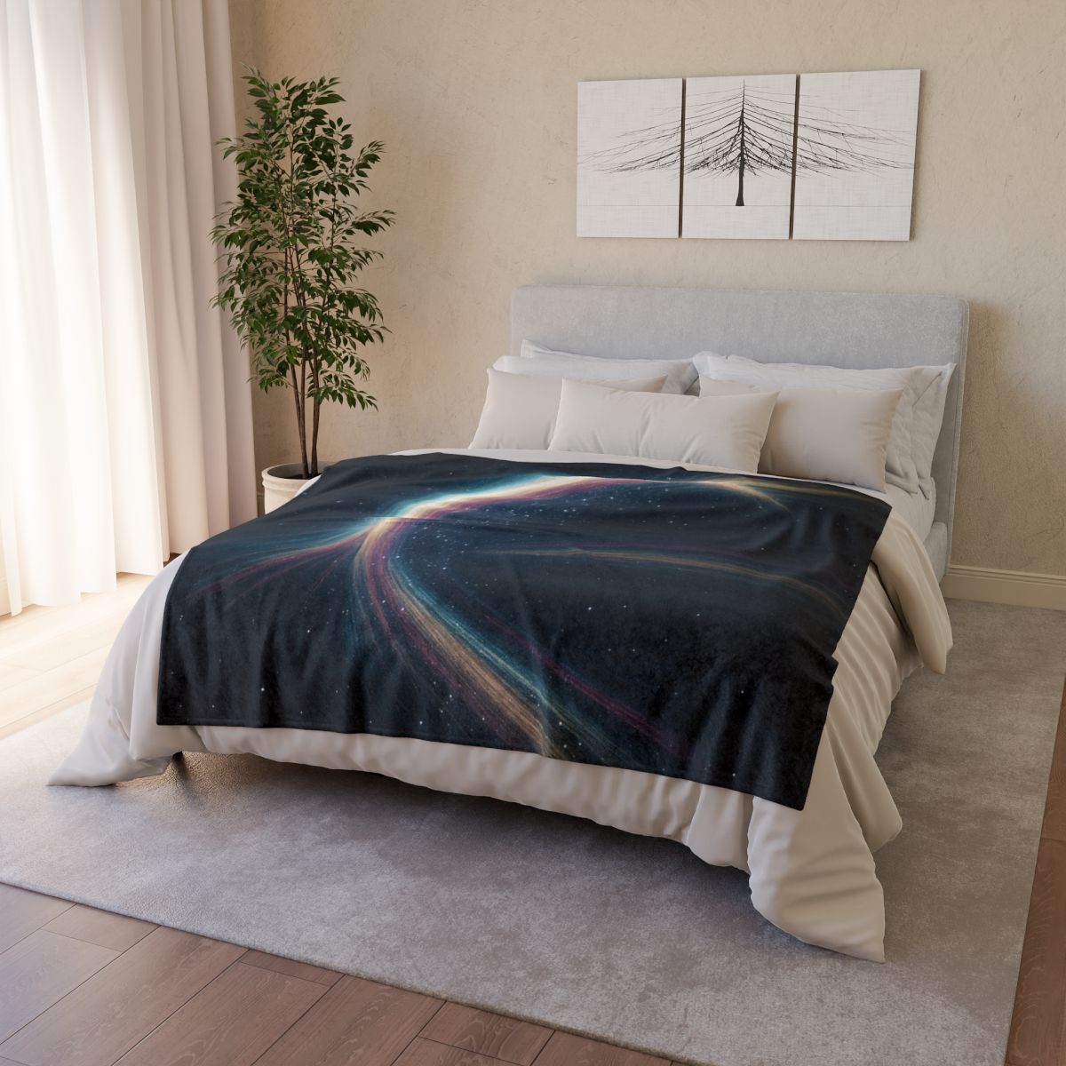 Prismatic Lensing Mirage decorative home blankets