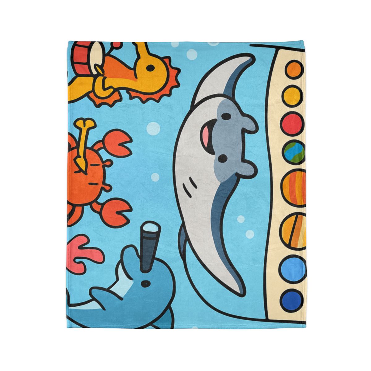 Rainbow Reef Planet Parade custom blankets