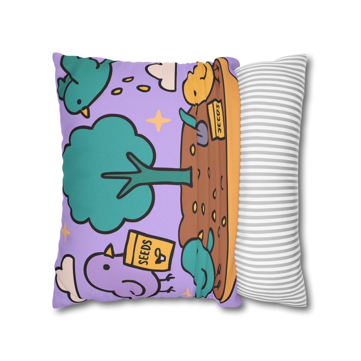 Galaxy Garden Aviary designer print pillow cases
