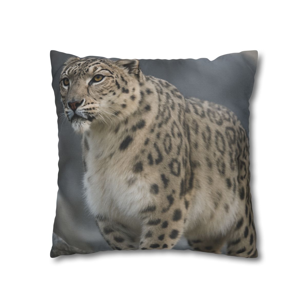 Snow Leopard Silent Summit trendy patterned pillow cases