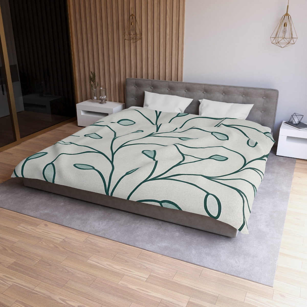 Vine Filament Network stylish duvet covers