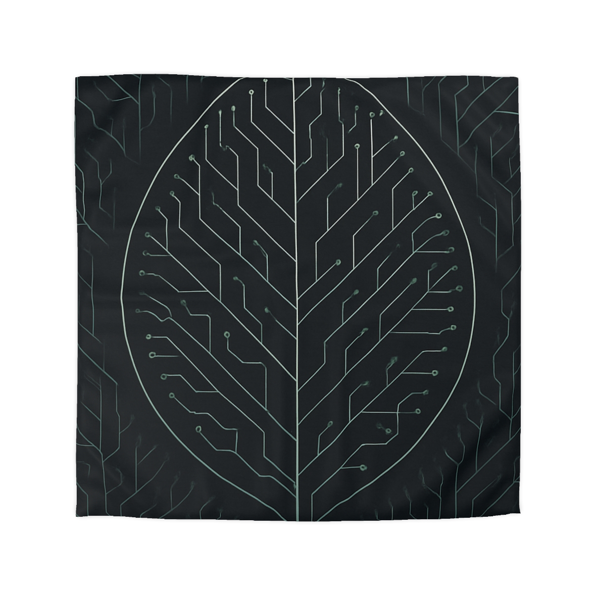 Leaf Vein Circuitry trendy bedroom duvets