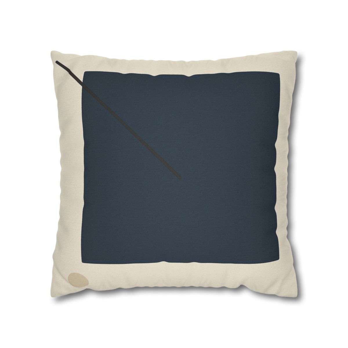 Diagonal Line And Square Balance soft cotton pillow cases