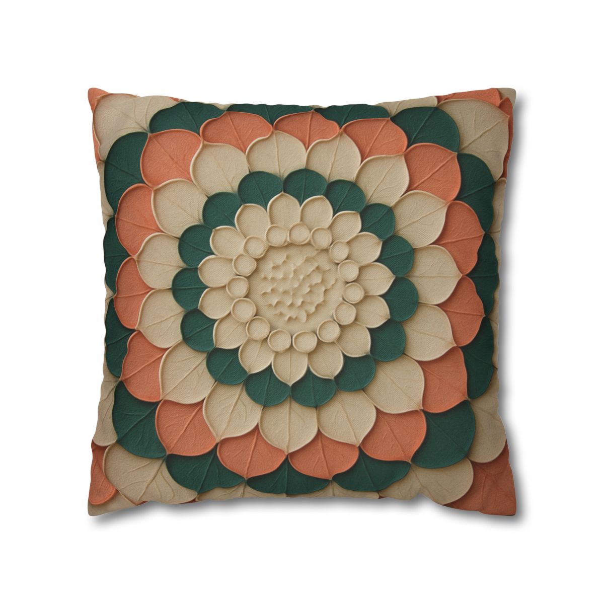 Petal Halo Mosaic designer print pillow cases