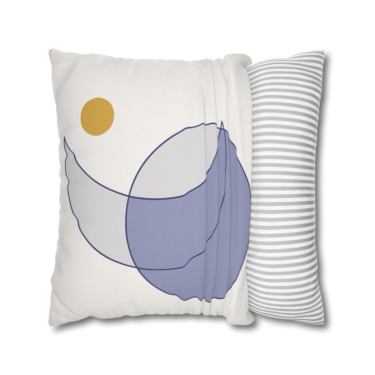 Intersecting Arc Duo trendy patterned pillow cases