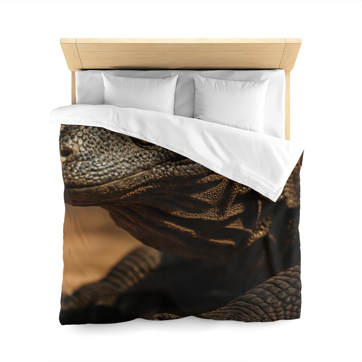 Ancient Scale Komodo Dragon stylish duvet covers