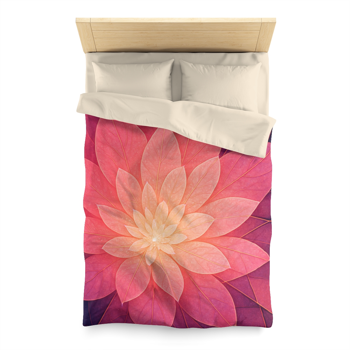 Petal Prism Overlap custom duvets