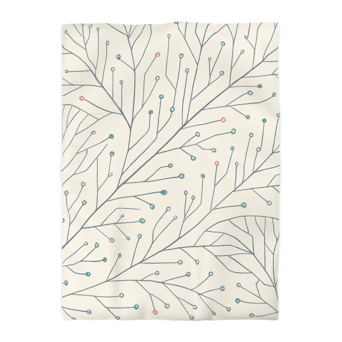 Vein Circuit Filigree designer printed duvets