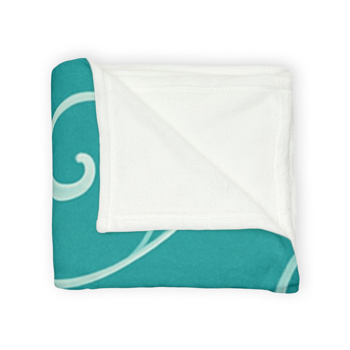 Vine Curl Wave Mesh designer printed blankets