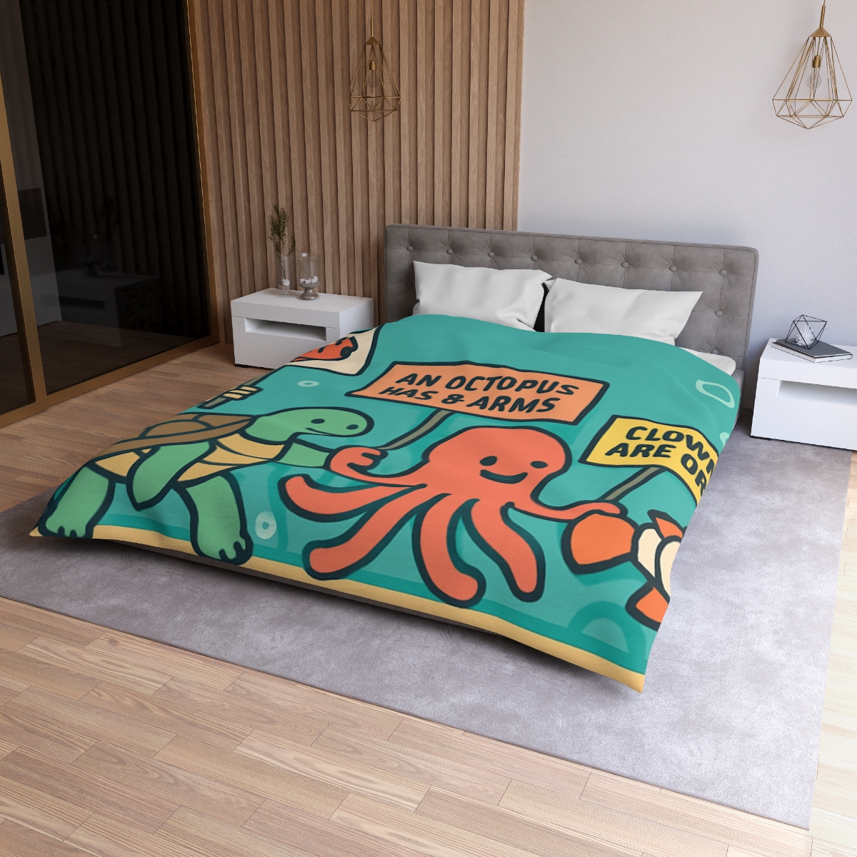 Coral Kingdom Science Parade warm winter duvets