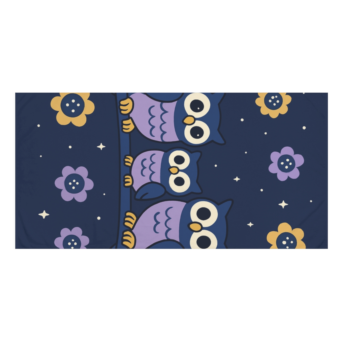 Galaxy Garden Owls decorative home towels