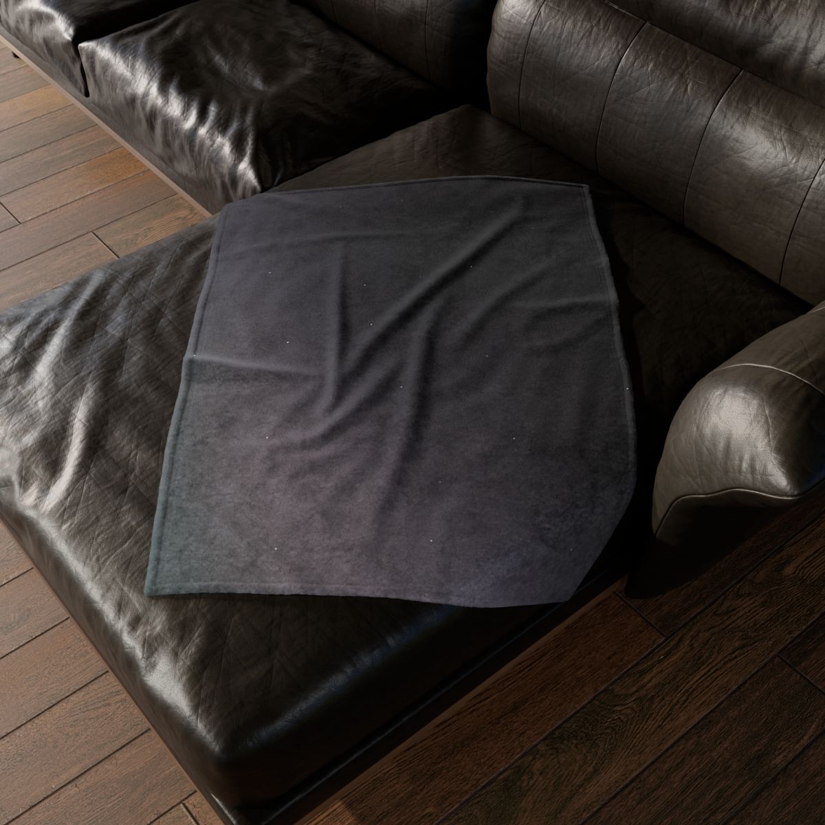 Dark Energy Veil Gradient decorative home blankets