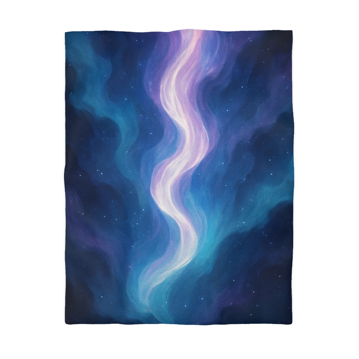 Electro Aurora Nebula Loom designer printed duvets