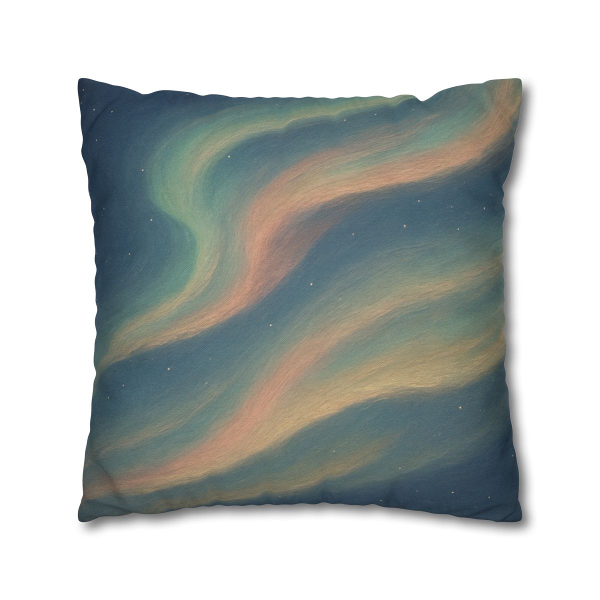 Spectral Aurora Drift designer print pillow cases