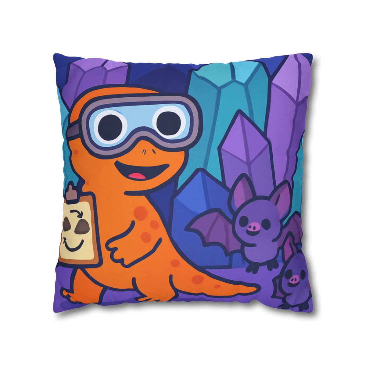 Crystal Cavern Salamander Science Team trendy patterned pillow cases
