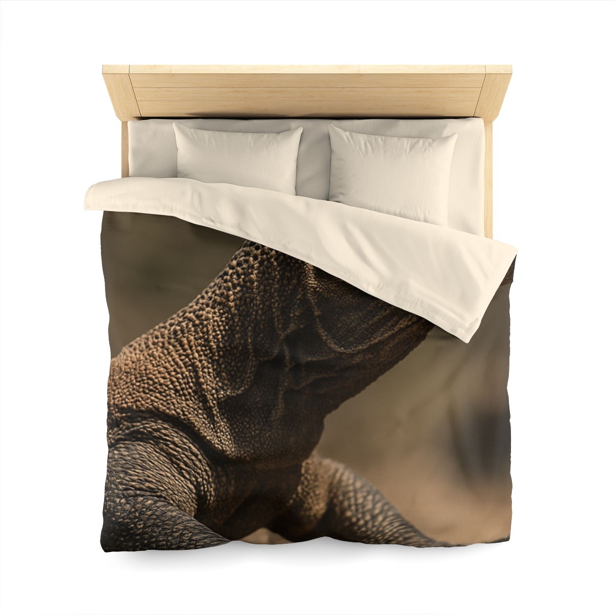 Ancient Sentinel Komodo Dragon soft comforter duvets