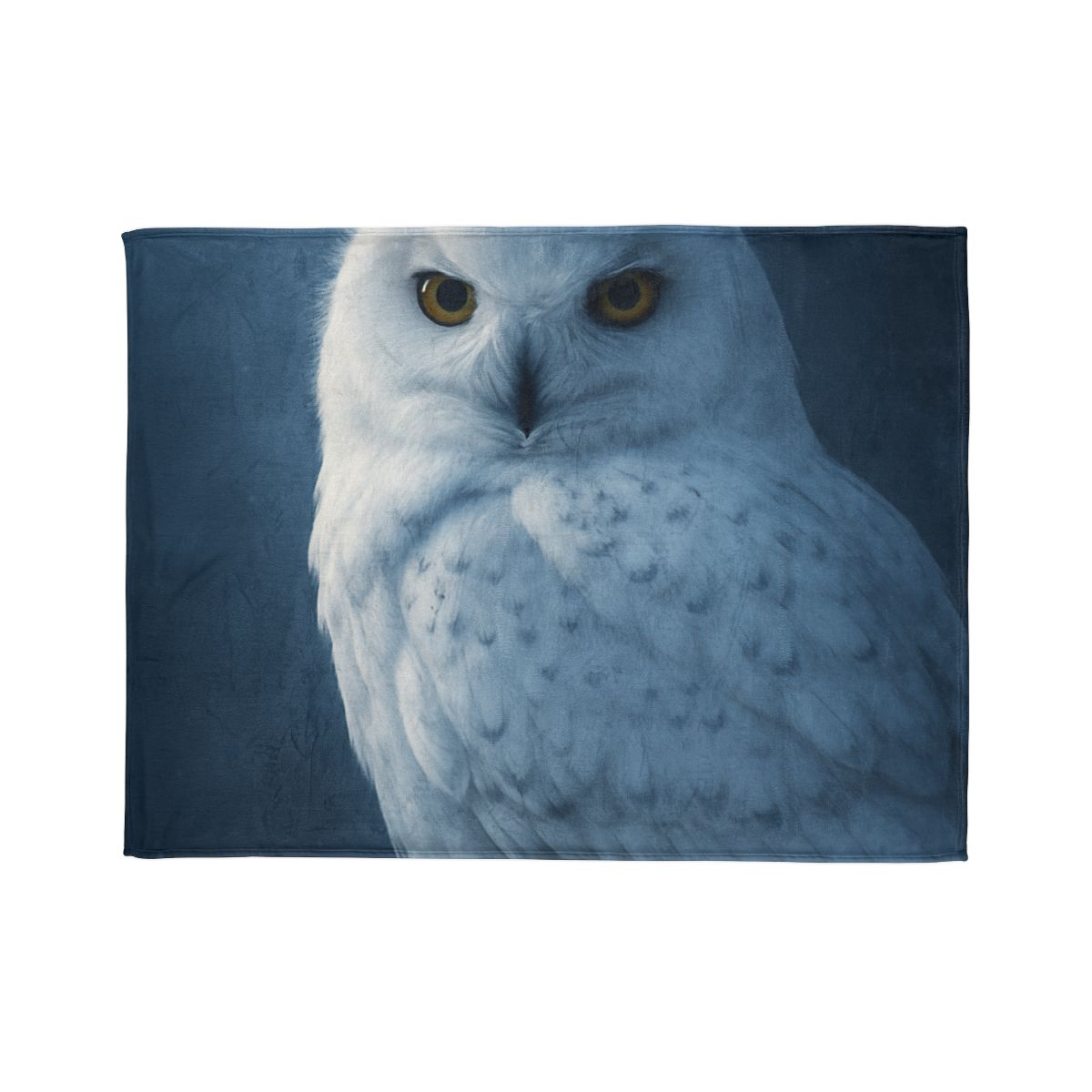 Midnight Watch Snowy Owl unique gift blankets