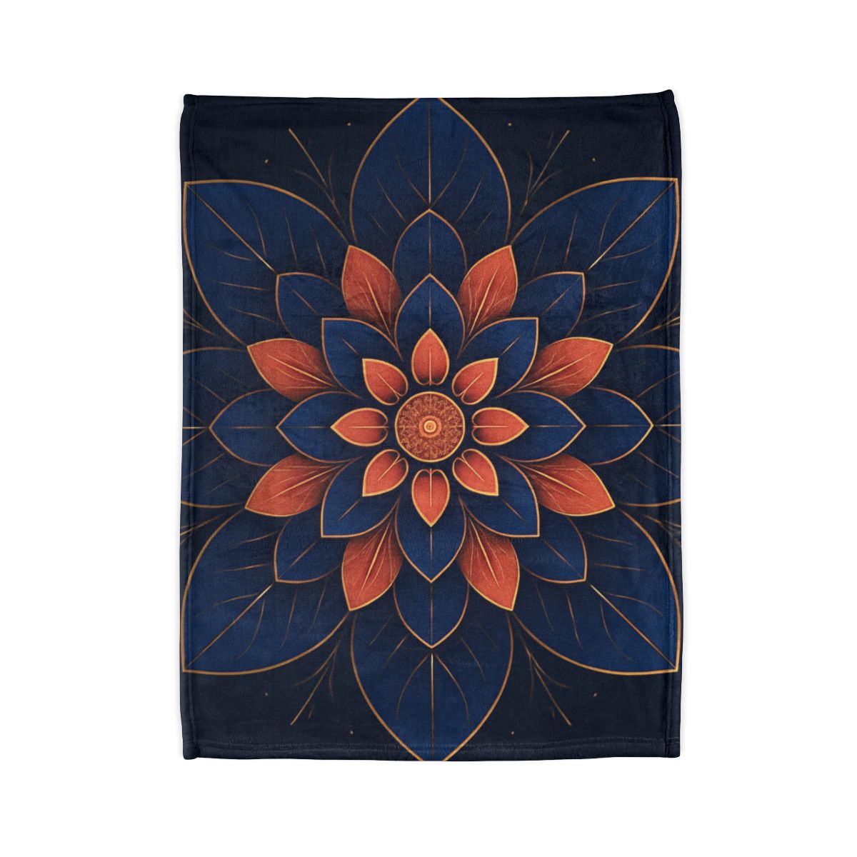 Petal Prism Medallion stylish throw blankets