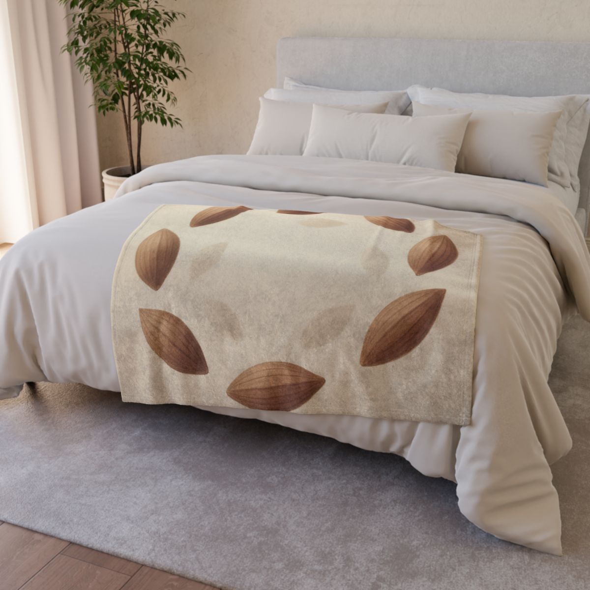 Seed Halo Cluster designer printed blankets