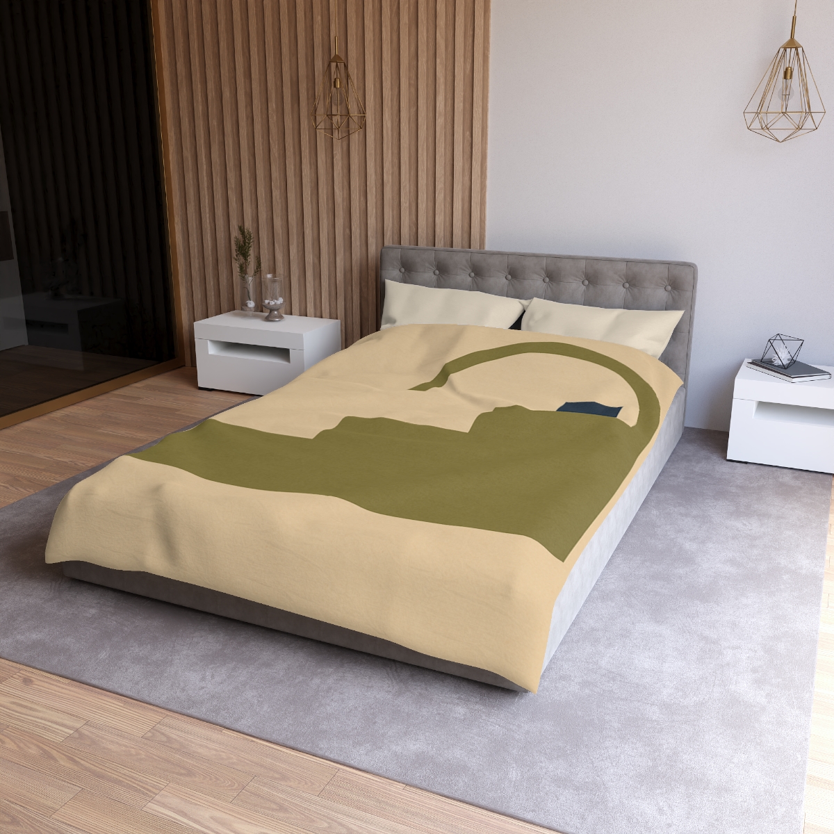 Stepped Arc Composition unique patterned duvets