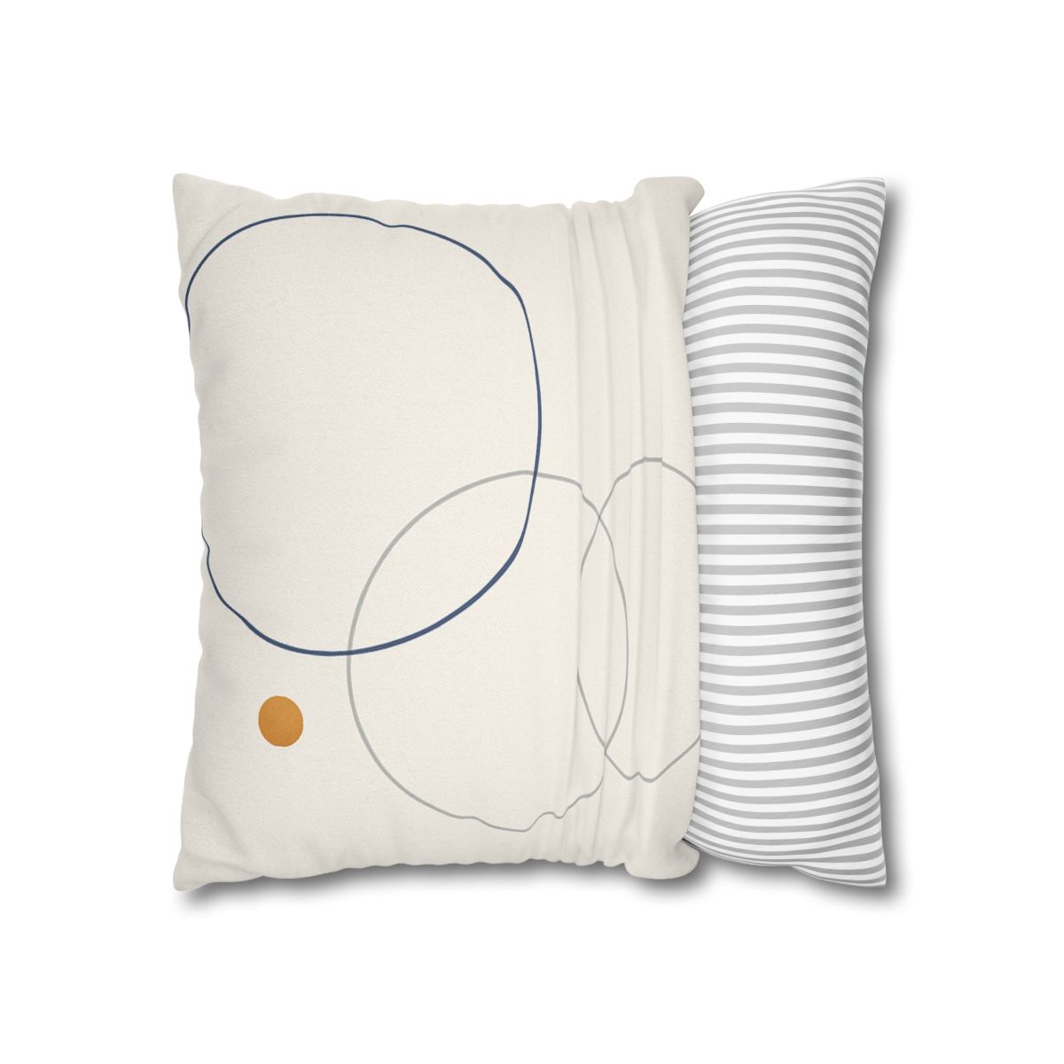 Balanced Cluster Of Three Rings soft cotton pillow cases