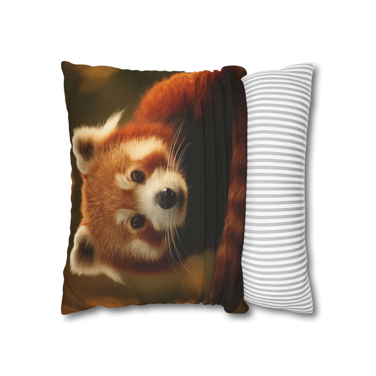 Crimson Whisper Red Panda unique gift pillow cases