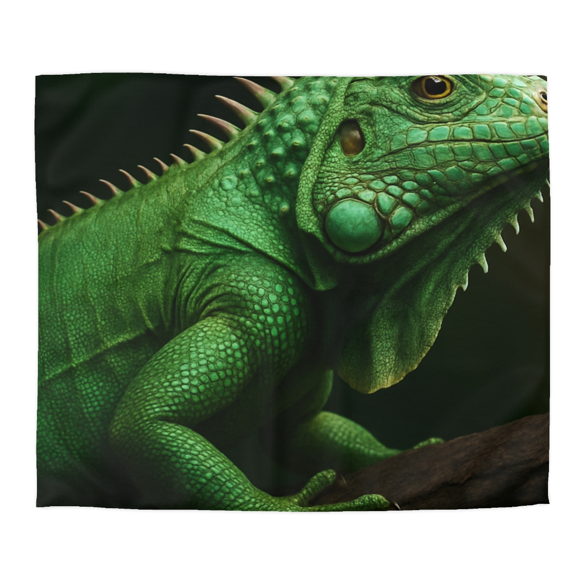 Mirror Glide Green Iguana duvets for gifts
