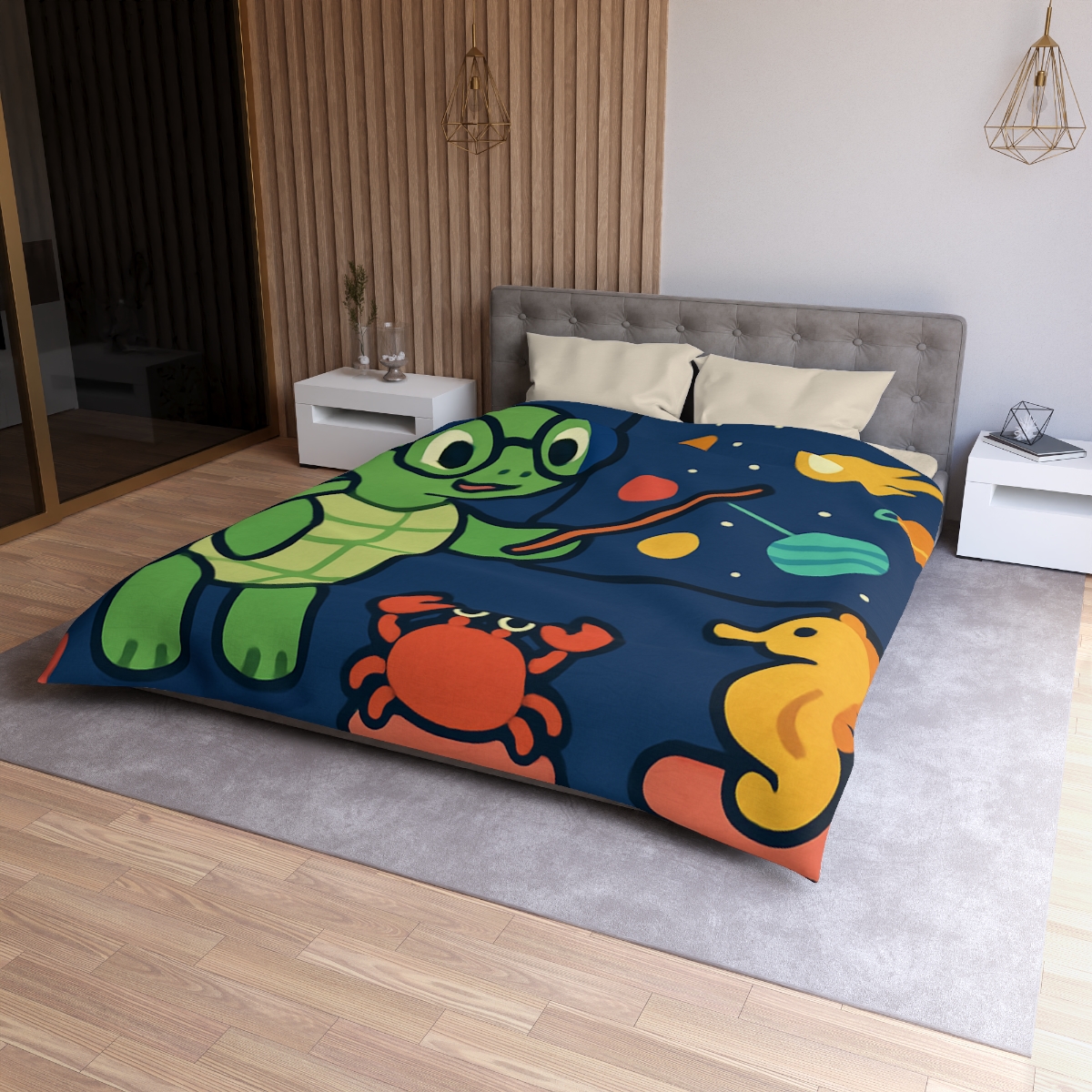 Comet Classroom Turtle stylish duvet covers