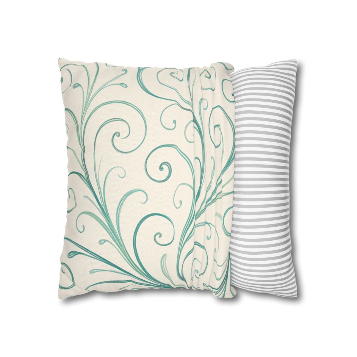 Tendril Wave Filigree custom pillow cases