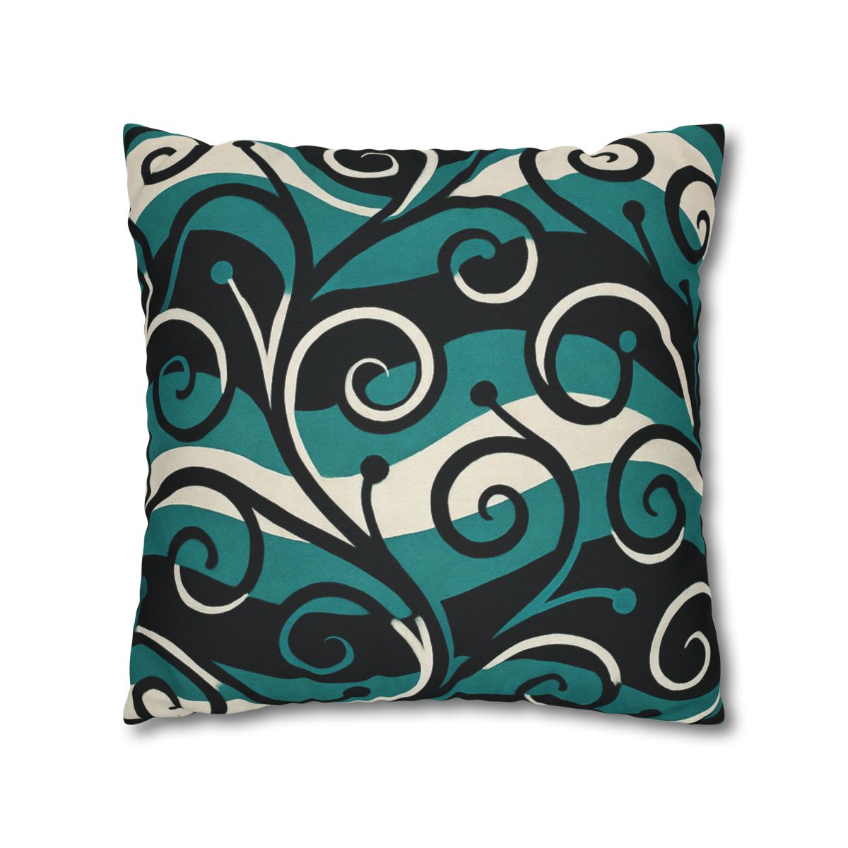 Vine Curl Wave Interference custom pillow cases