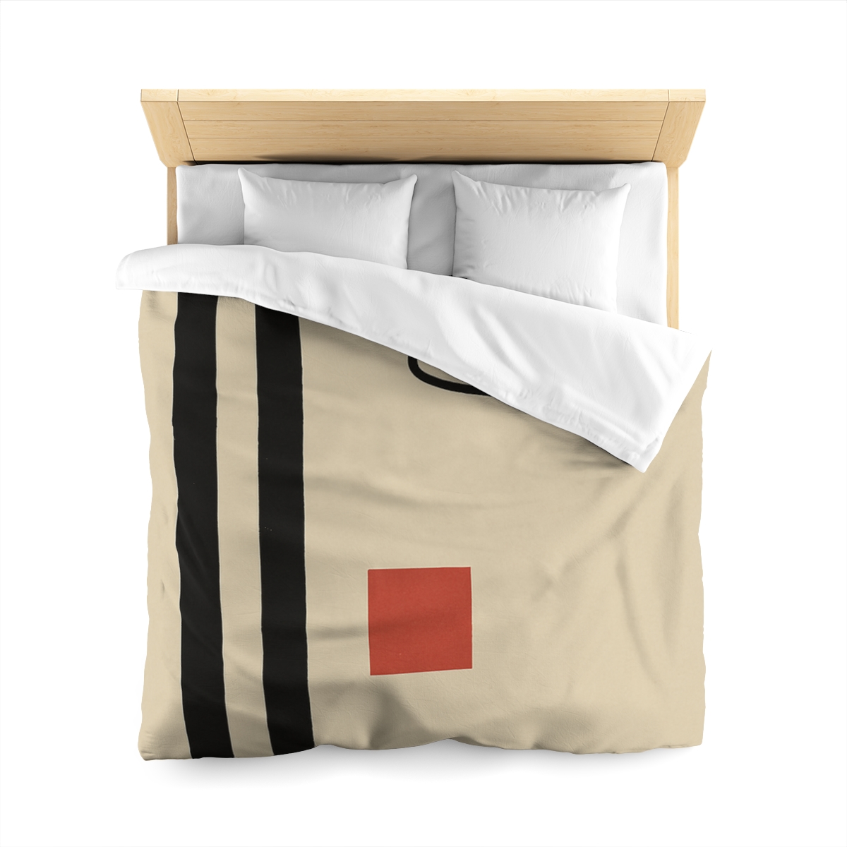 Aligned Posts With Floating Oval stylish duvet covers