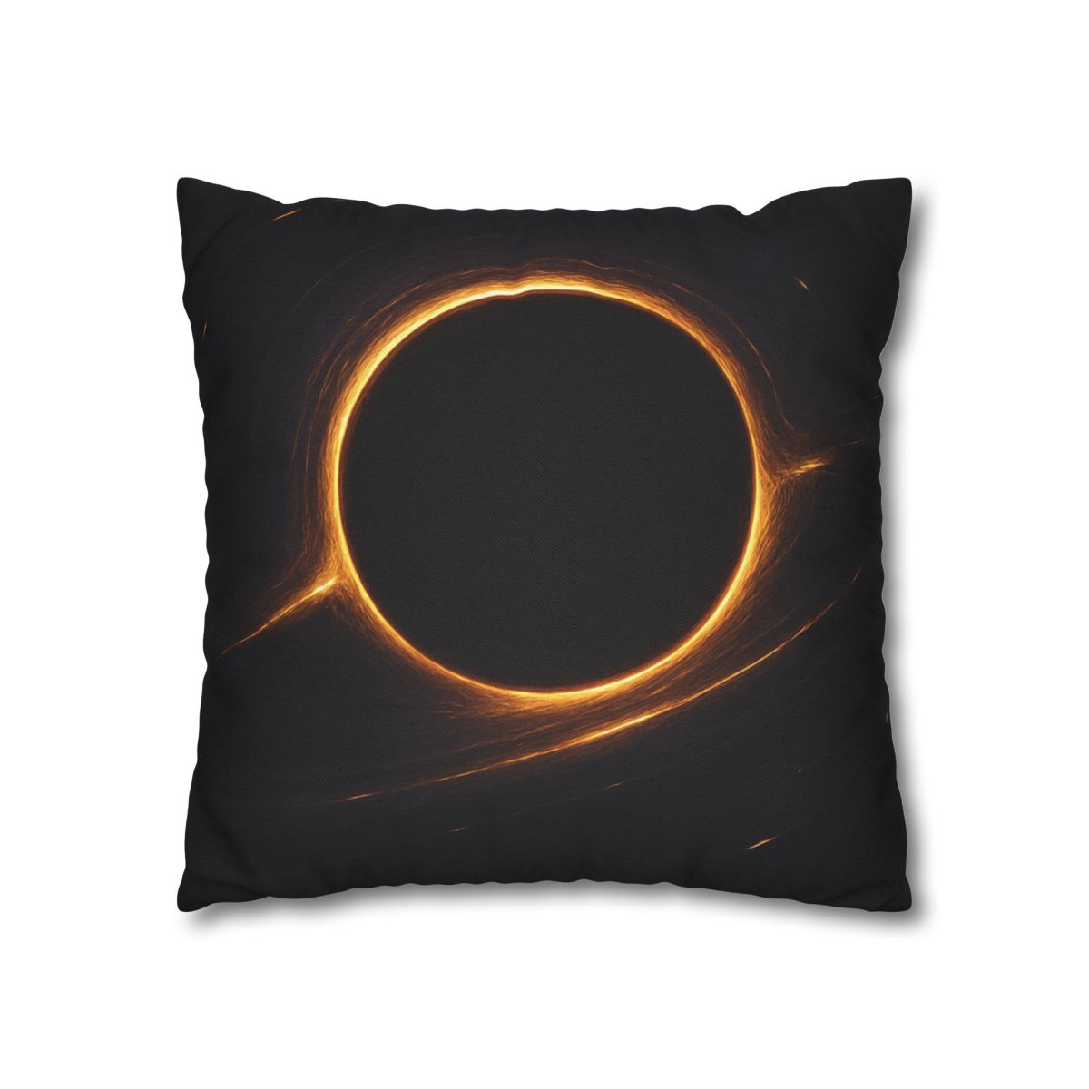 Black Hole Silhouette trendy patterned pillow cases