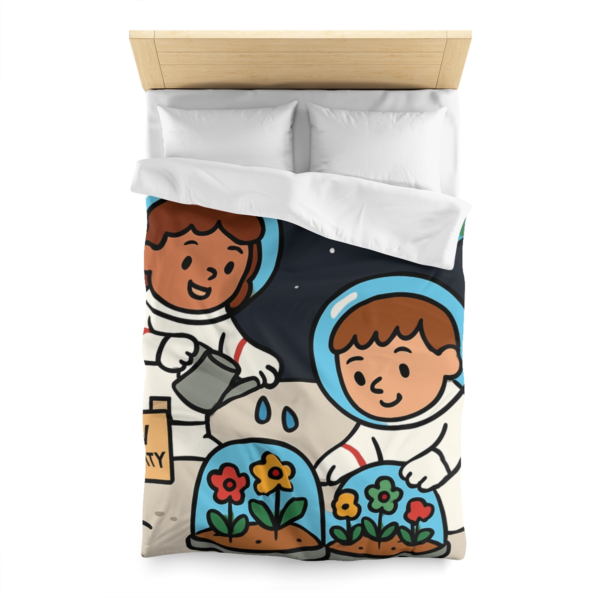 Gravity Garden On The Moon warm winter duvets