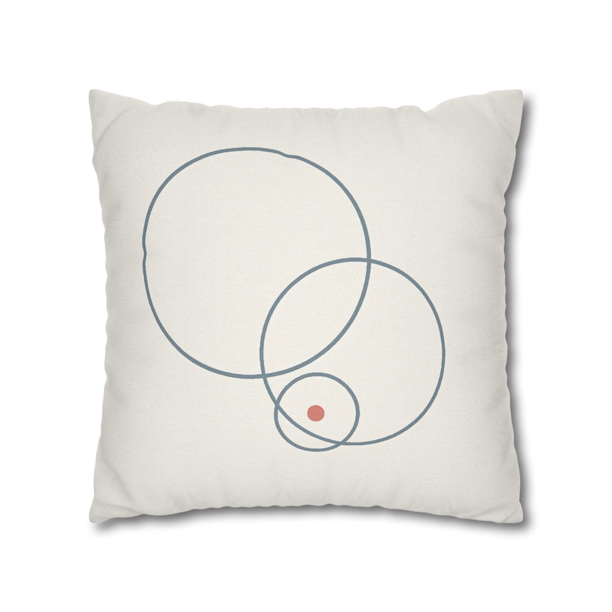 Quiet Orbit Of Three Rings stylish decorative pillowcases