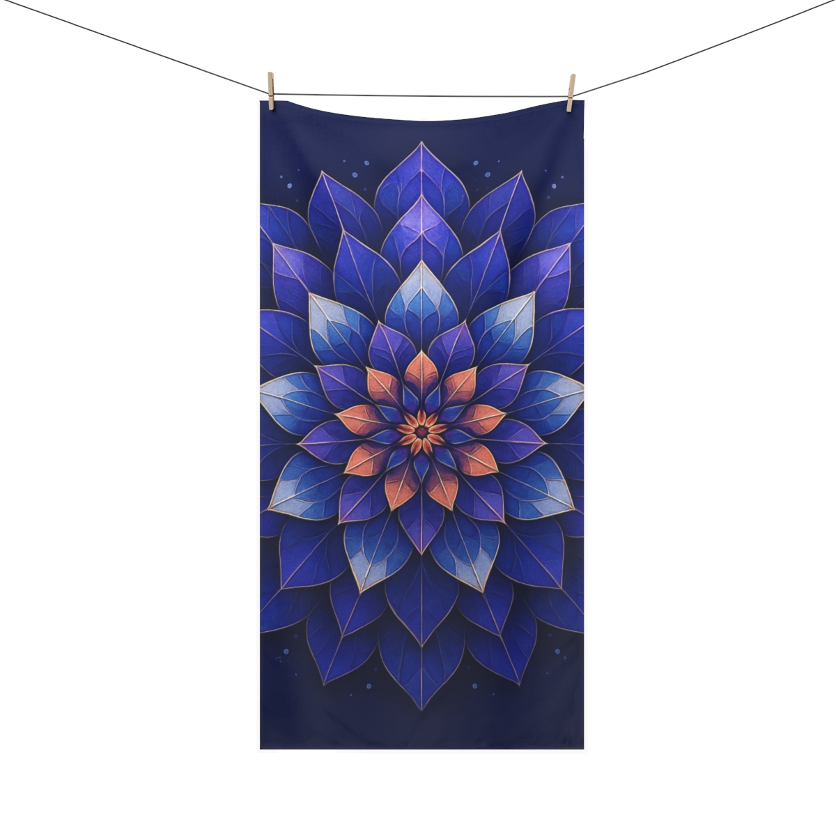 Petal Prism Mandala stylish beach towels