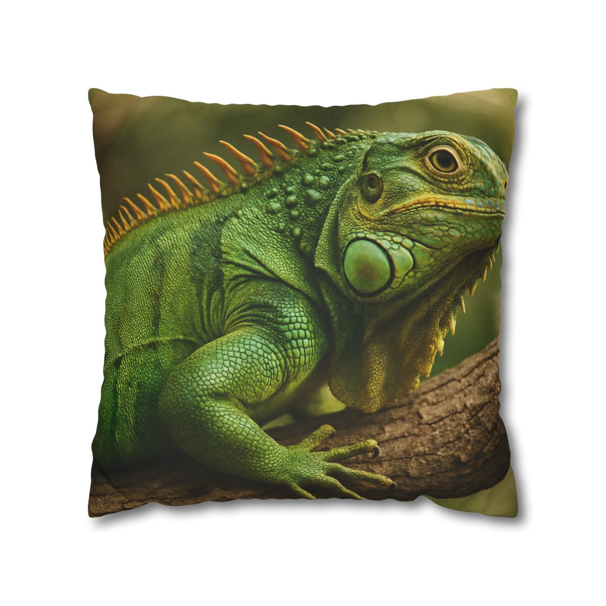 Emerald Drift Green Iguana unique gift pillow cases