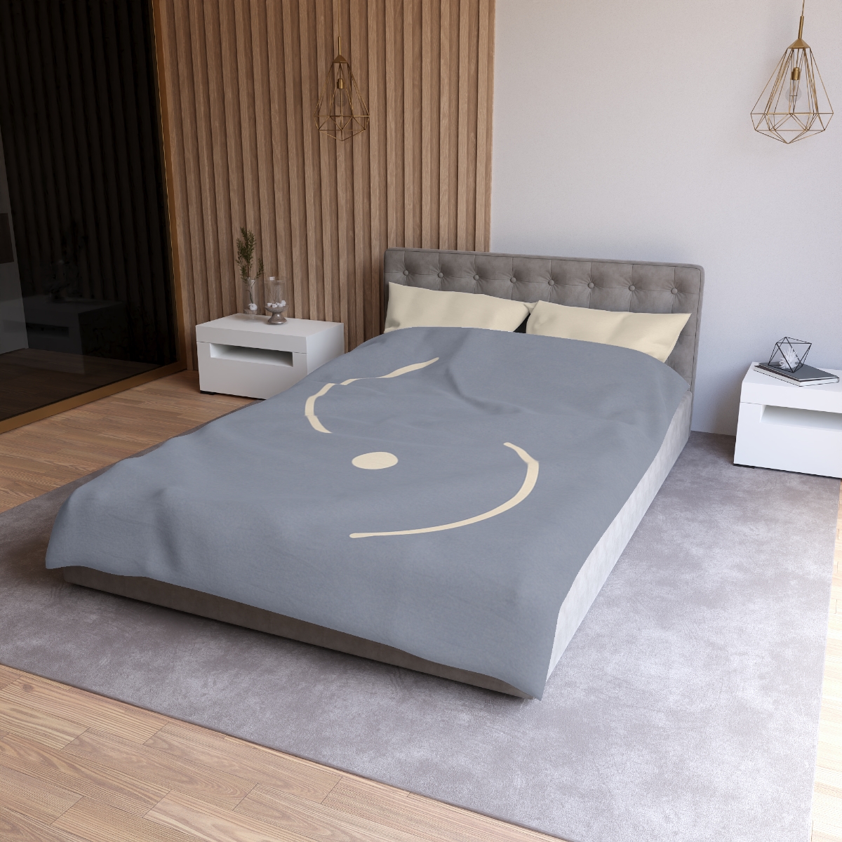 Intersecting Arc Duo personalized bedding duvets