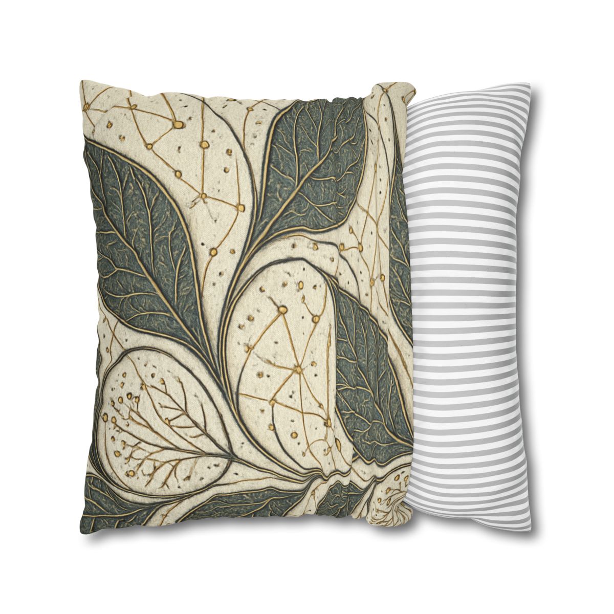 Leaf Vein Starchart Filigree designer print pillow cases