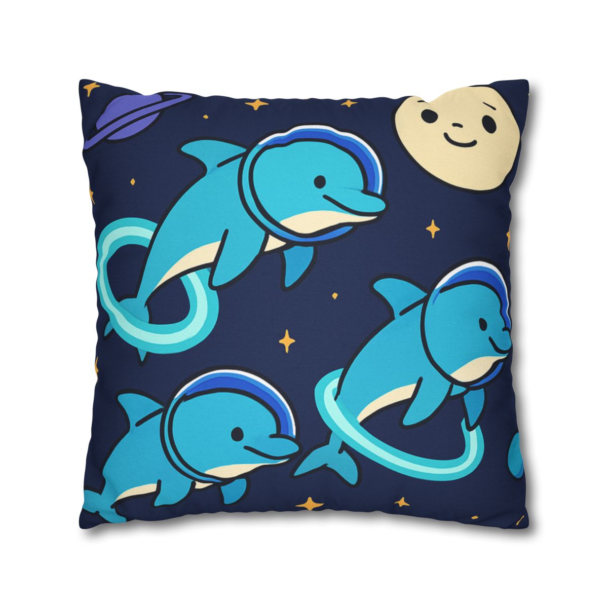 Cosmic Dolphin Playground custom pillow cases